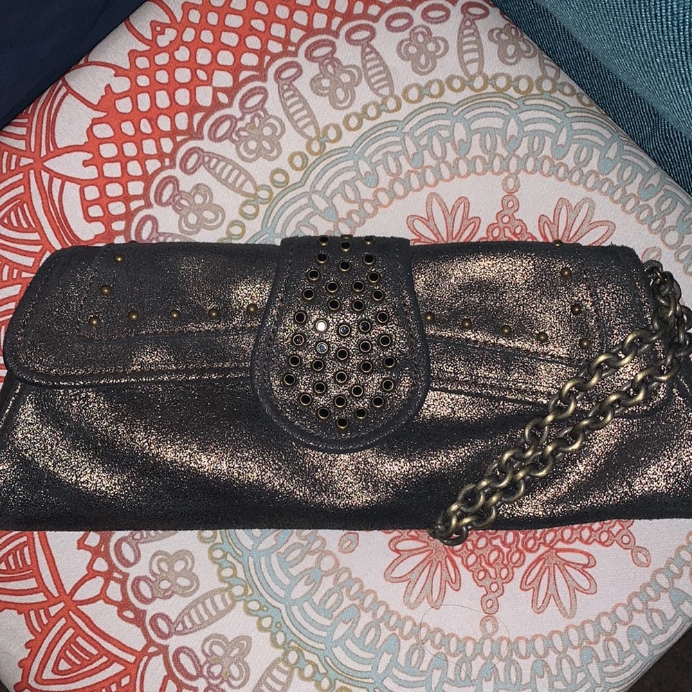 Steve Madden Leather Wristlet
